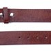 Women's Brown Leather Snap on Removable Belt Strap