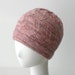 ZigZag Swirl hat in Madelinetosh Merino Nectar