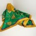Vintage Emeraude Scarf - Beautiful Jewel Tones, Classic Design