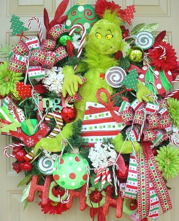 Who Stole Christmas-Grinch Candy Cane Colorful and Full