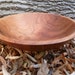 Hand Turned Cherry Wood Bowl Salad Bowl Dough Bowl Fruit Bowl Red Figured Cherry Bowl with Textured Rim Hand Turned Wood Bowl Gift