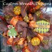 Fall Welcome Mesh Wreath with Owl