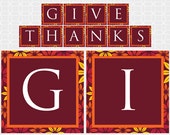 Thanksgiving Themed Banner - DIY Printable Il_170x135