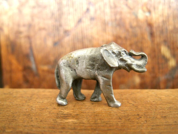 pewter elephant ornament