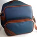 Vintage Blue Nylon Camera Case Bag