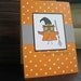 Halloween Card Owl in a Witch Costume Fall Greeting Card