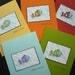 Reserved for Heidi, Children Thank You Cards Set of 10 Fish Ocean Summer