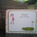 Handmade Birthday Card for Golfer