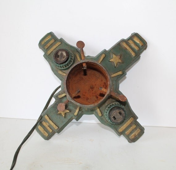 Vintage Cast Iron Christmas Tree Stand