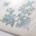 Baby Boy Shower Embossed Paper Placemats Place Mats Scalloped by Graceline Vintage 1960s NOS Blue Birds, Flowers Party or Craft Supplies