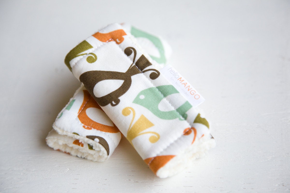 car seat strap cover for infant / toddler modern baby car