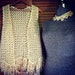 Bohemian Vest - Upcycled Hippie Shabby Chic Style Size Medium