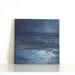 Etching Print/ Navy Blue Home Decor: Striation 28...Free Shipping