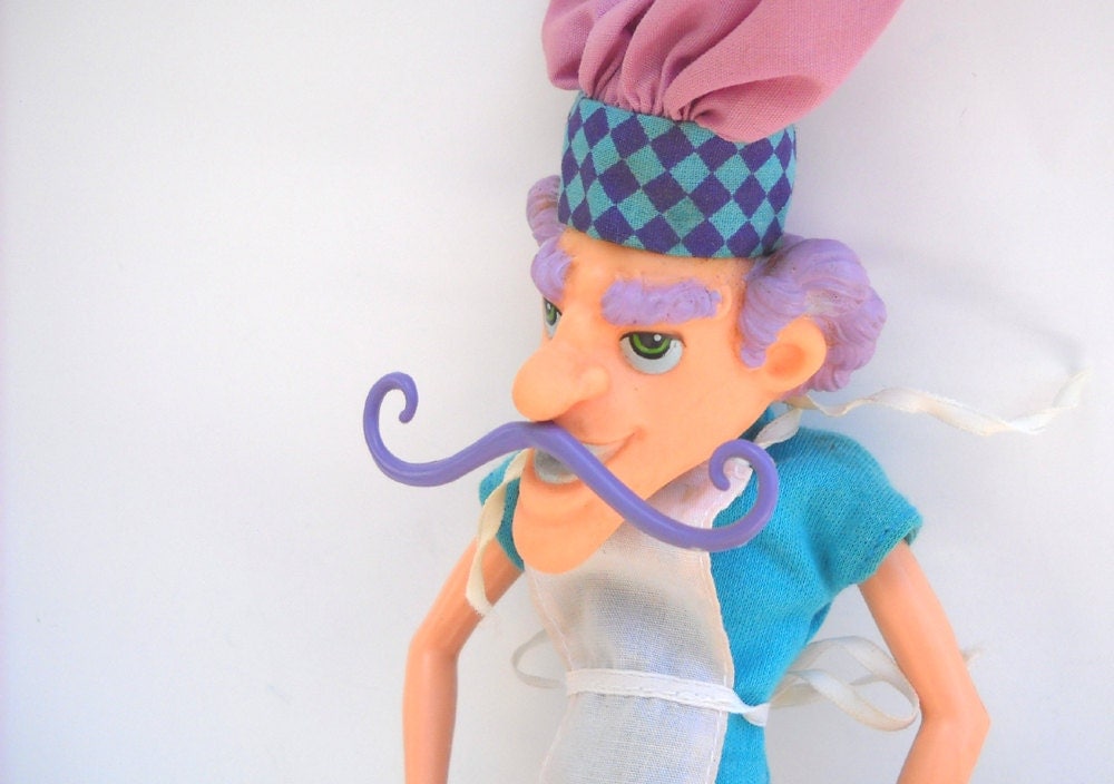 Strawberry Shortcake Villain: Purple Pie Man 1980s Toy