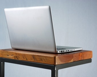 Industrial Reclaimed Timber Laptop Table