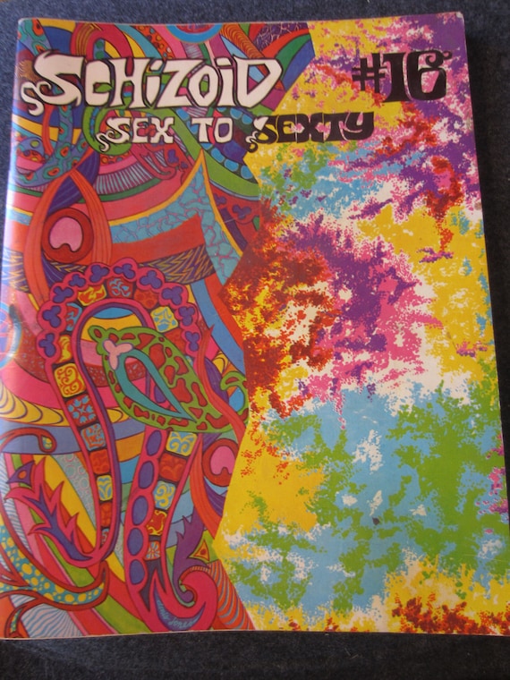 Vintage Schizoid Magazine 1968 No 16 Sex To Sexty Comic Joke