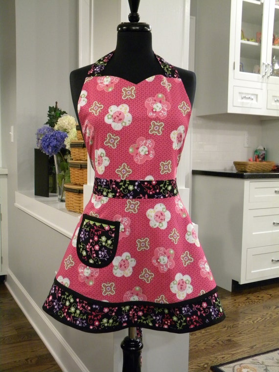 Apron-Breast Cancer Awareness-Love and Hope by MyEmptyNestDesigns