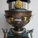 Reserved for K Darr - Mr. FooterFracker Bot - found object robot sculpture assemblage