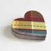 Back to School Heart Die Cuts - Fall Plaid