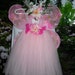 Tutu Fairy costume dress size small 2to4 Ready to Ship Feathers Halloween pixie costume headband and wings included