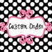 Custom Order - Embroidery Design - ALICIA