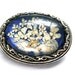 Vintage Sterling and Dried Flower Pin - 1950s