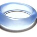 Vintage Lucite Bracelet Blue Frosted