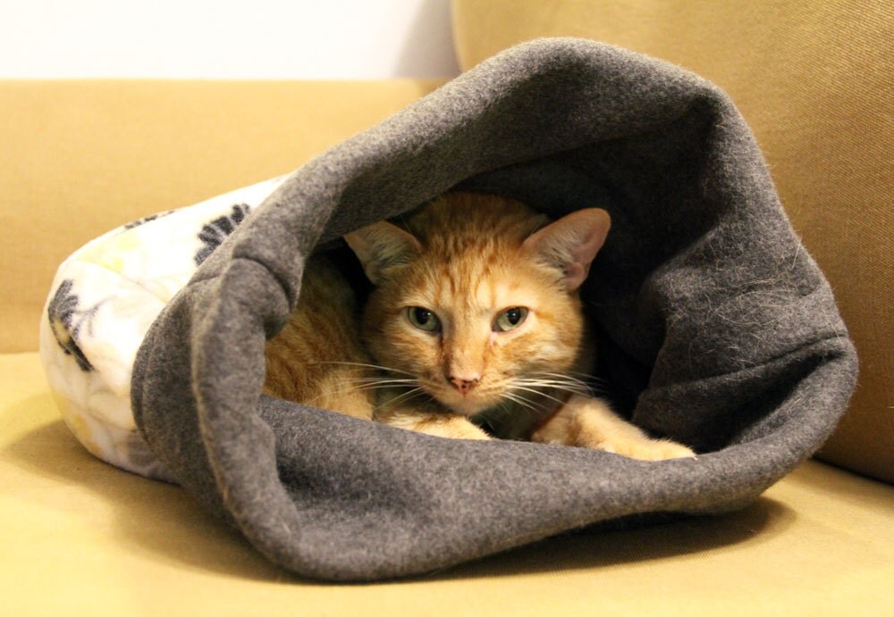 Dog or Cat Burrow Bag Sleeping Bag Snuggle Sack Small