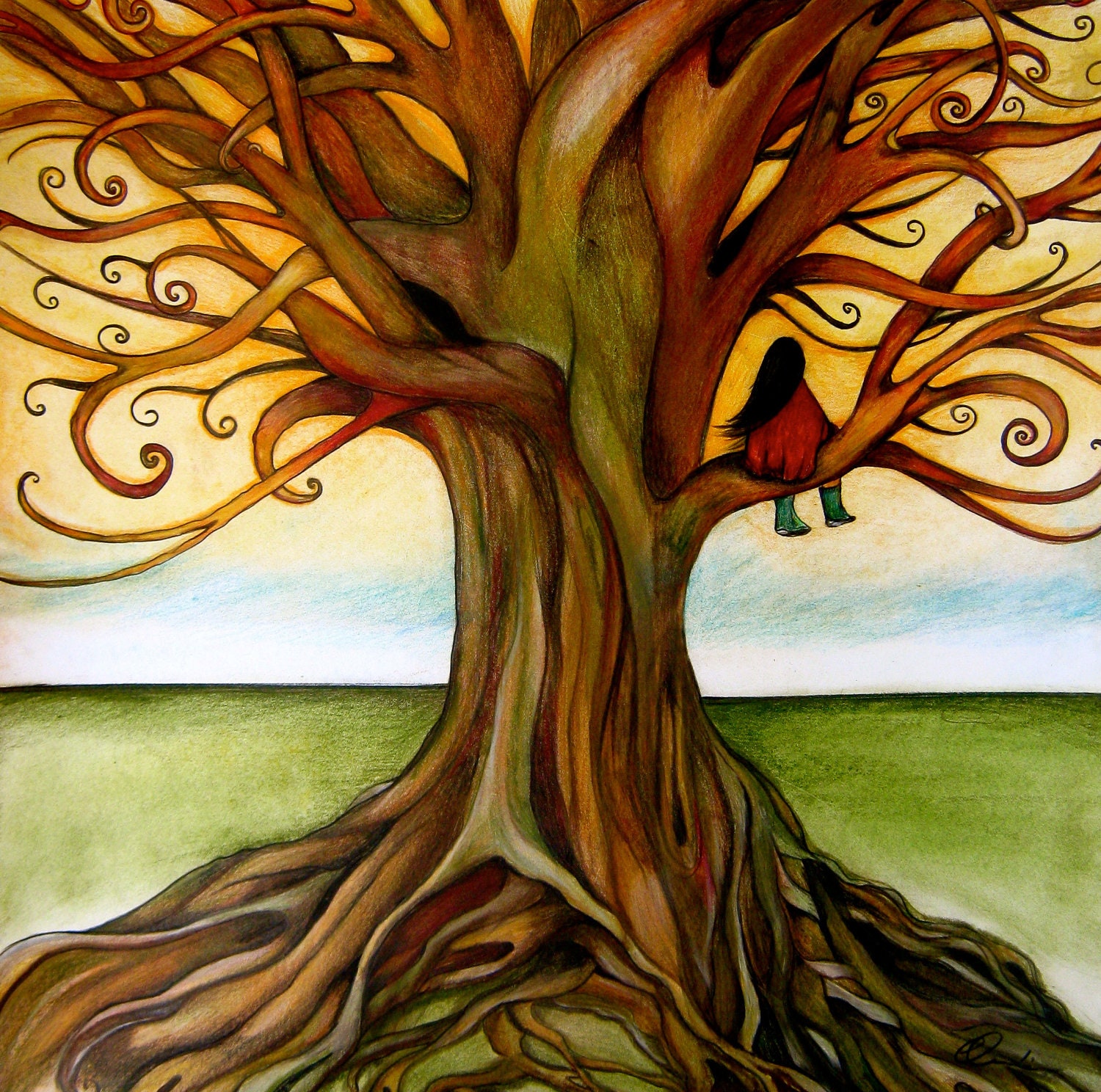 The Infinite Tree Art Print   Il Fullxfull.373104343 2mo1 