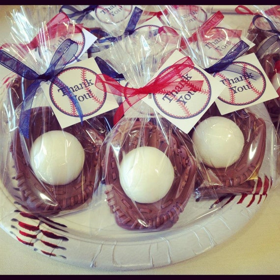 10 BASEBALL SOAP FAVORS (with Tags & Ribbons) - Sports or Baseball Themed Party, Baseball Birthday, Softball Birthday