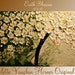 XLarge gallery wrap canvas Original Contemporary oil/acrylic Impasto painting Earth Blossoms by Nicolette Vaughan Horner