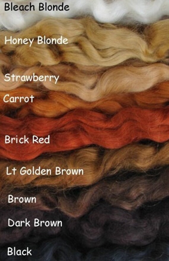 Super Soft Premium Angora Mohair for Reborn Doll Hair Supplies