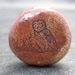 Wise Owl- handmade rustic ceramic owl bead 9418