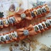 Owl Garter Burnt Orange Garter Set