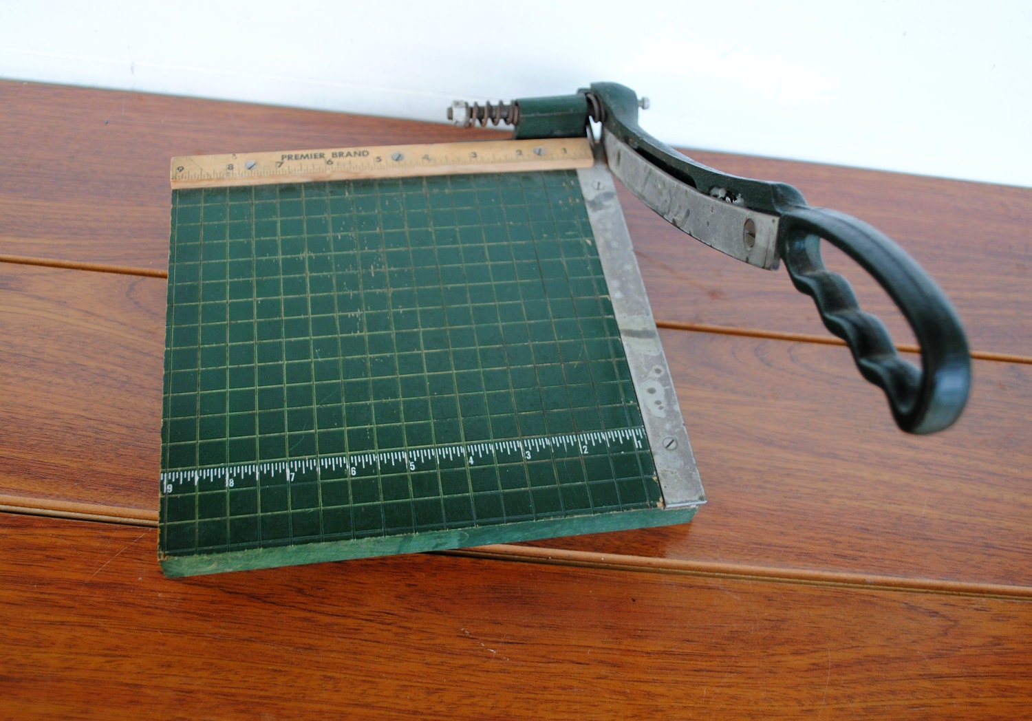 Vintage Guillotine Paper Cutter by Premier Brand