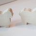 Natural Wood - Wooden Toys - Sheep - Waldorf - Childrens - Creative Play -