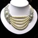 Wedding jewelry, wedding necklace,Victorian Ivory pearl,Swarovski rhinestone bridal necklace, Bridal jewelry , Bridal pearl necklace.