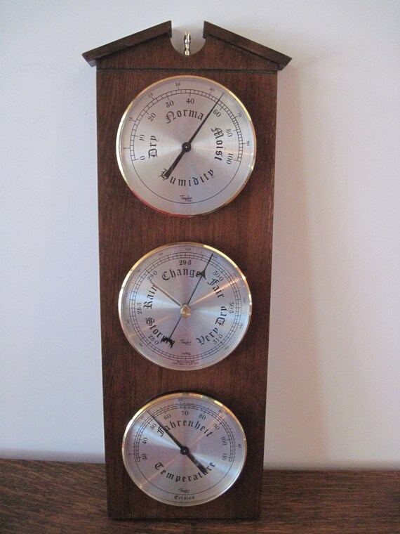 Items similar to Taylor Barometer Vintage Barometer Vintage Taylor ...