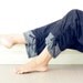 Comfy Drawstring Cotton Pants in Dark Blue