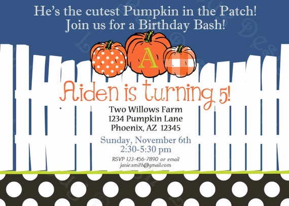 Party Patch Invitations