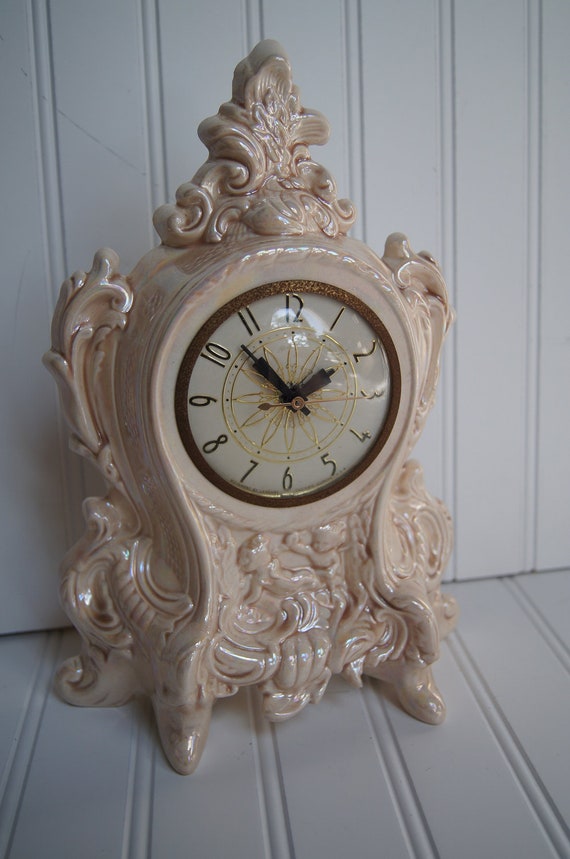 Items similar to Vintage Glamorous Mantel Clock on Etsy