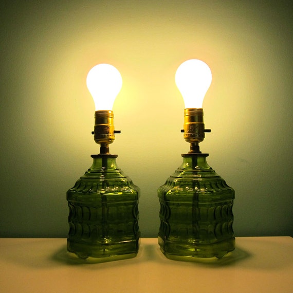 Green Bedside Lamp