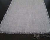 Natural Linen & Flax Table Runner
