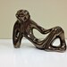 Abstract Reclining Monkey Figurine Mid Century Modern