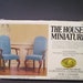 Chippendale Open Arm Chair Dollhouse Furniture
