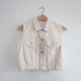 R E S E R V E D for angela / vintage 90s BONGO White Jean Crop Vest S