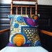 NILE Lotus : African Wax Print Pillows