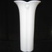 Arzberg Germany White Porcelain Modernist Tulip Vase - Mid Century
