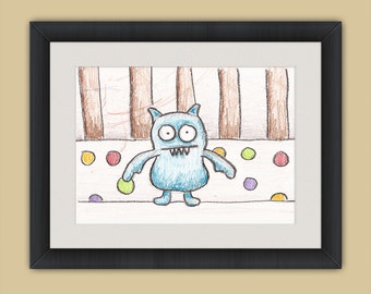 etsy drawing into stuffed animal