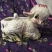 Vintage Frolicking Lamb Planter Circa 1940s Only 6USD